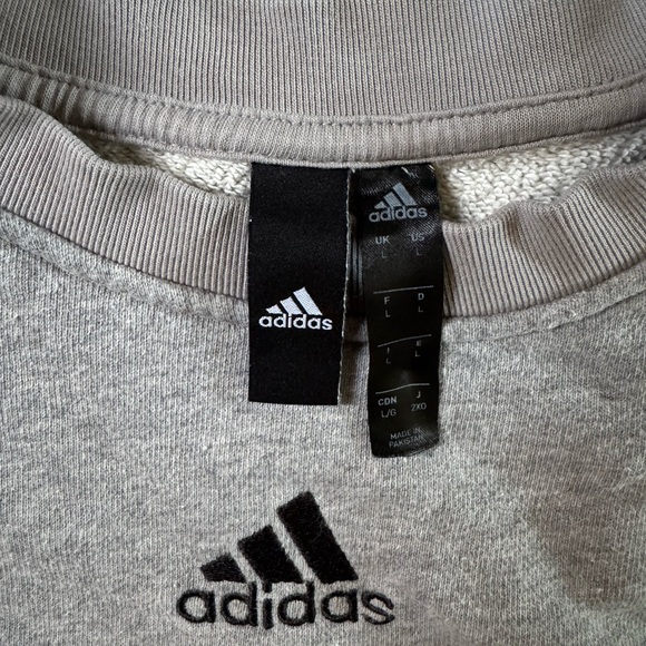 Adidas x Peloton Unisex Grey Crewneck Size L - Picture 2 of 5